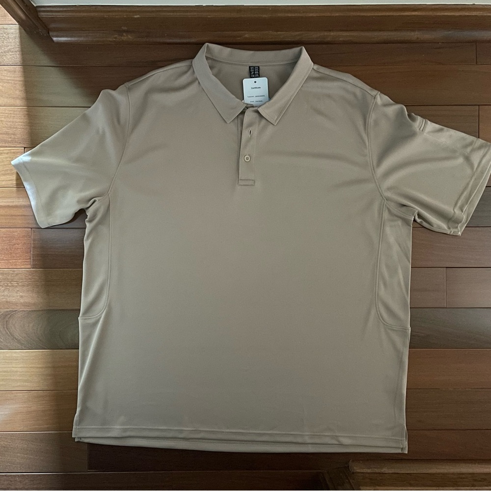 Men's Tan Polo Shirt - XXL - NWT